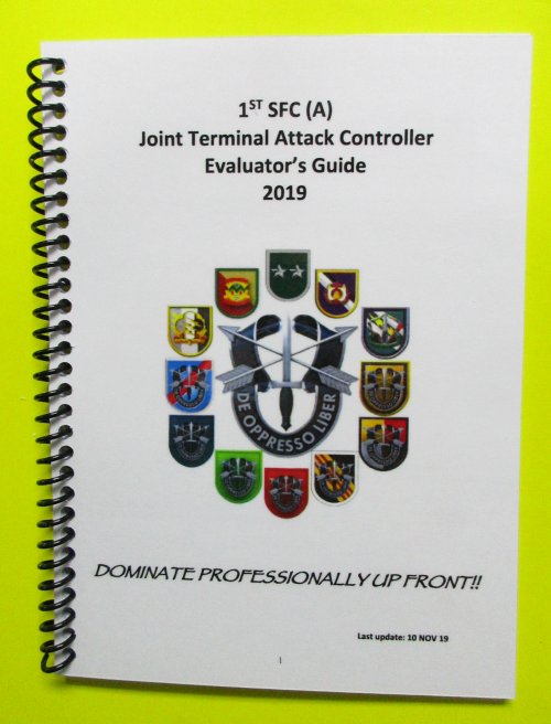 Joint Terminal Attack Controller Evaluator’s Guide 2019 - Mini - Click Image to Close